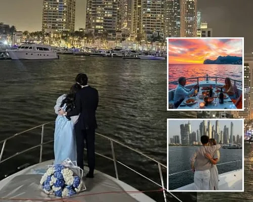Romantic Couple Cruise Dinner Dubai Marina